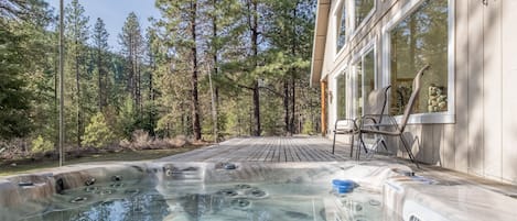 Ferienhaus, 3 Schlafzimmer | Außen-Whirlpool