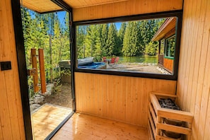 Cabin, 2 Bedrooms | Terrace/patio