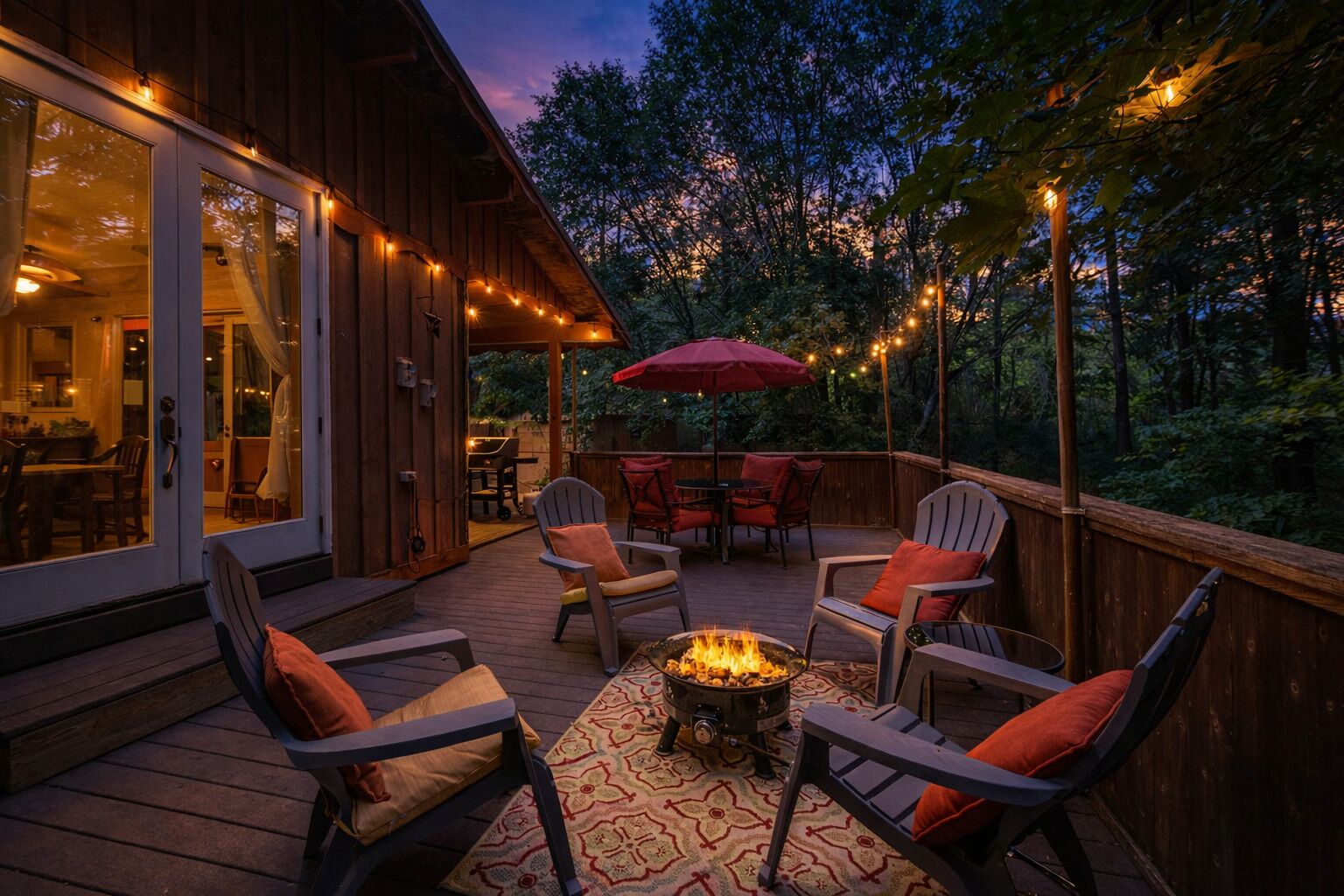 Cabin, 2 Bedrooms | Outdoor dining