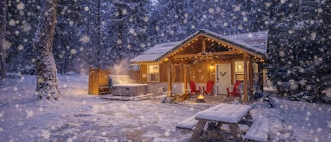 Huisje, 2 slaapkamers | Terras