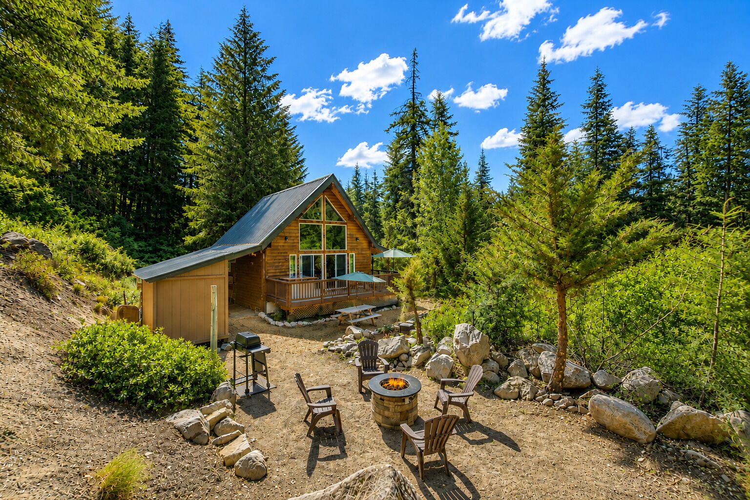 Cabin, 2 Bedrooms | Property grounds