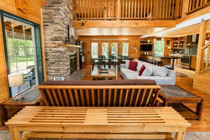 House, 4 Bedrooms | Living area | Streaming services - Pine Acres 4 Bedroom Home by NW Comfy Cabins by RedAwning (Leavenworth)