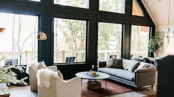 Smart TV, fireplace, DVD player, offices