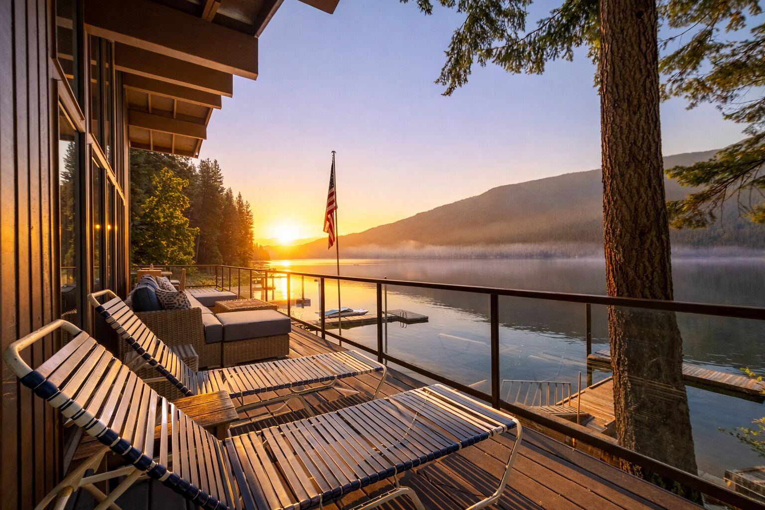 Cabin, 4 Bedrooms | Terrace/patio