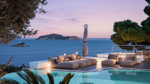 Outdoor pool - Daphne By Luxury Villas Skiathos (Skiathos)