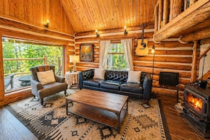 Cabin, 4 Bedrooms | Living area - Guten Cabin 3 Bedroom Home by NW Comfy Cabins by RedAwning (Leavenworth)