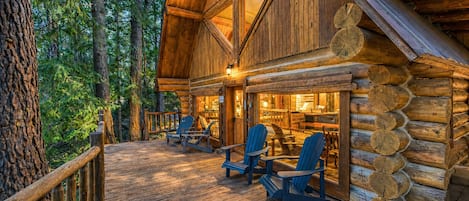 Cabane, 4 chambres | Terrasse/Patio