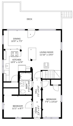 Cabin, 4 Bedrooms | Floor plan - Guten Cabin 3 Bedroom Home by NW Comfy Cabins by RedAwning (Leavenworth)