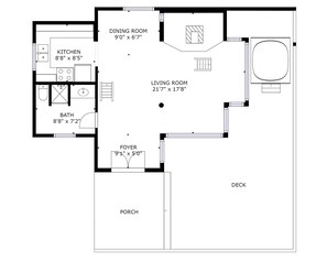 Studiolejlighed | Plantegning