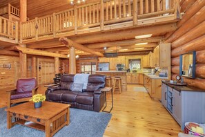 Cabin, 3 Bedrooms | Living area | Streaming services - Soaring Pines Lodge 1 Bedroom Home by NW Comfy Cabins by RedAwning (Leavenworth)