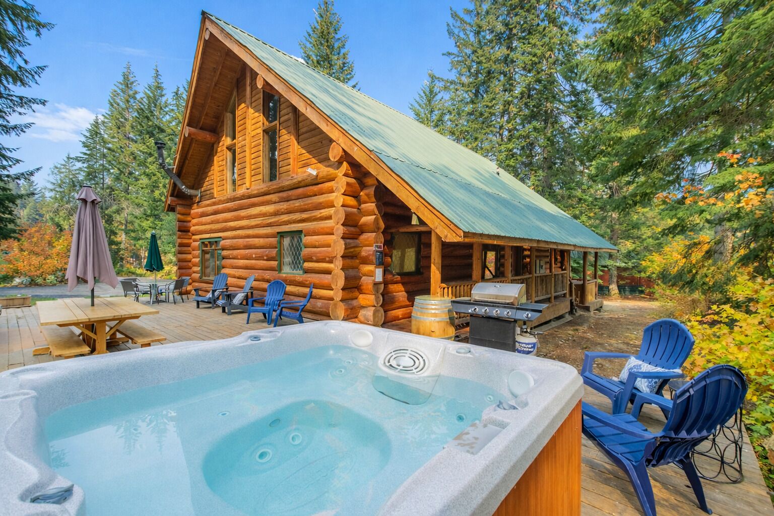 Ferienhütte, 3 Schlafzimmer | Terrasse/Patio