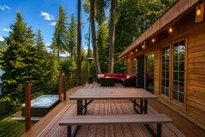 Ferienhütte, 3 Schlafzimmer | Speisen im Freien