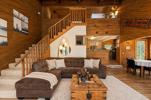 Ferienhütte, 3 Schlafzimmer | Wohnbereich