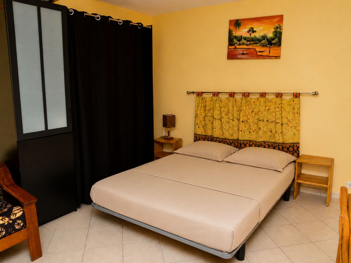 1 bedroom, iron/ironing board, WiFi (free), bed sheets