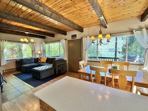 Cabin, 4 Bedrooms | Living area | Streaming services - Otter Chalet On Fish Lake 4 Bedroom Home by NW Comfy Cabins by RedAwning (Leavenworth)