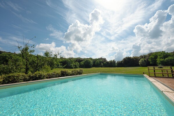Indoor pool, outdoor pool