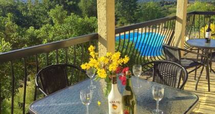 Villa avec superbe piscine, vues magnifiques, 15 minutes en voiture de la plage