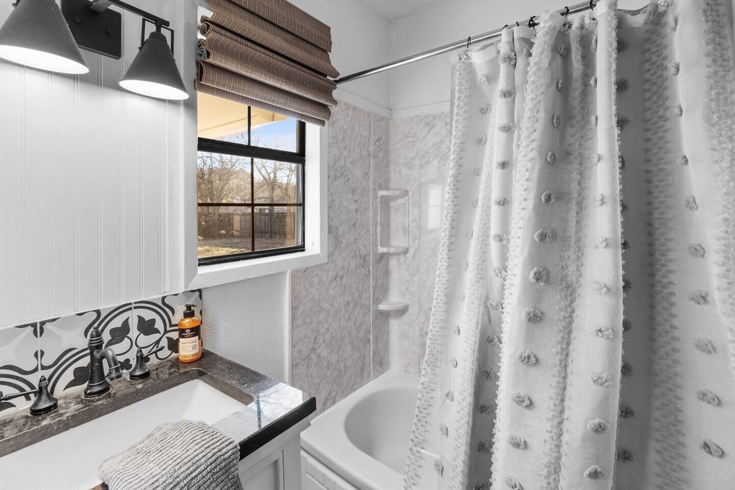 Hair dryer, towels