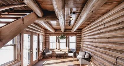 Spacious Multi-family Log Home with Sauna