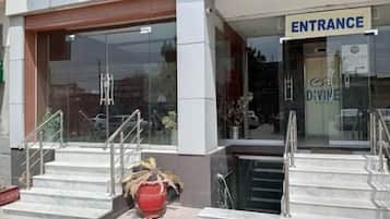 Entrada de l'allotjament