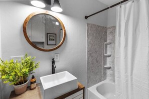Hair dryer, towels