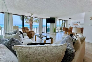 Smart TV, DVD player, books