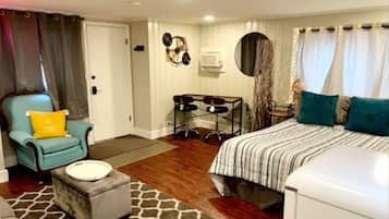 Desk, iron/ironing board, travel crib, WiFi
