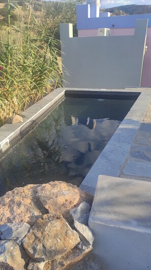 Property grounds - Cycladic house, swimming pool, 10-minute walk to the beach (Galissas)