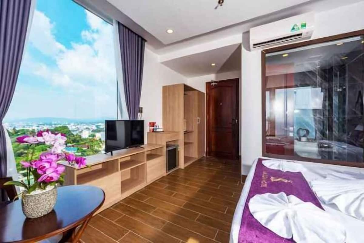 Minibar, blackout curtains, soundproofing, iron/ironing board