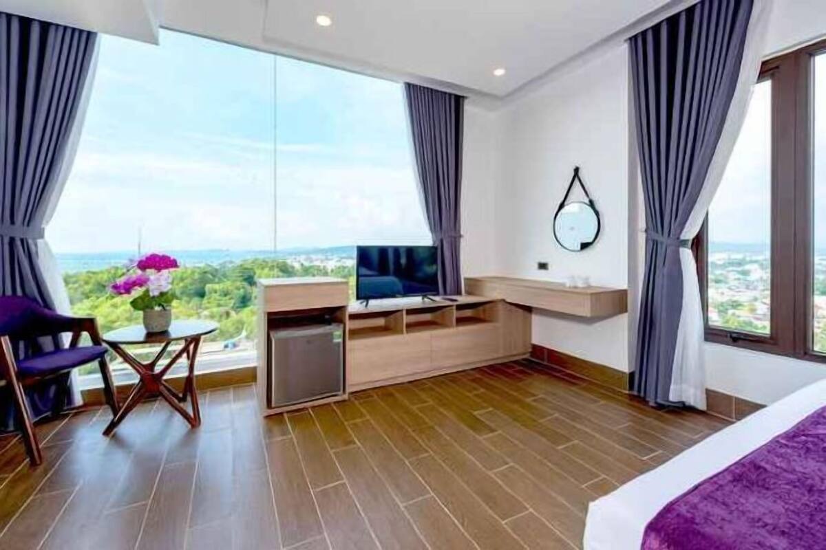 Minibar, blackout curtains, soundproofing, iron/ironing board