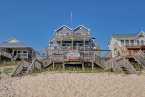 Exterior - Tipsy Turtle North- Oceanfront Oasis - Pool - Dog Friendly (Surf City)