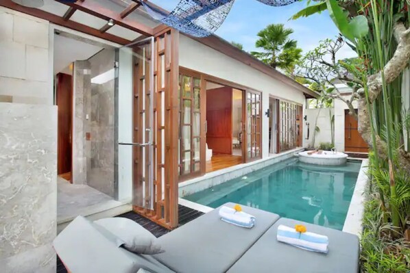 Pool - UB1003-1BR Rice View Villa in Ubud (Bali)