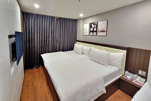 Habitación doble superior | Escritorio, espacio para trabajar con laptop y wifi gratis