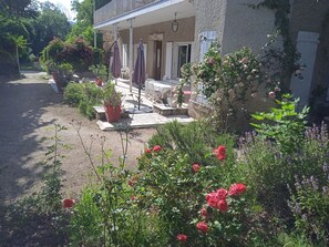 Terrace/patio - Quiet house with swimming pool surrounded by its park (Quintenas)