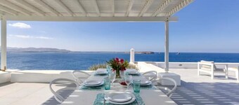 Thea Villas Paros, Villa Turquoise, private pool, amazing view to the sea sunset