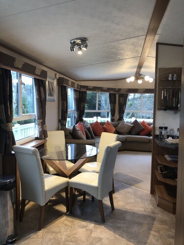 South facing chalet overlooking the mountains and sea