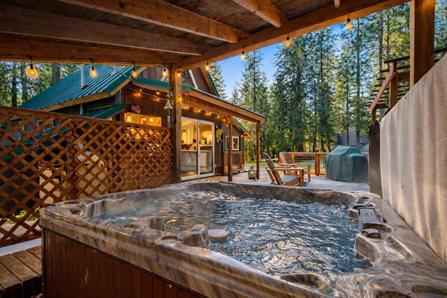 Cabin, 1 Bedroom | Terrace/patio