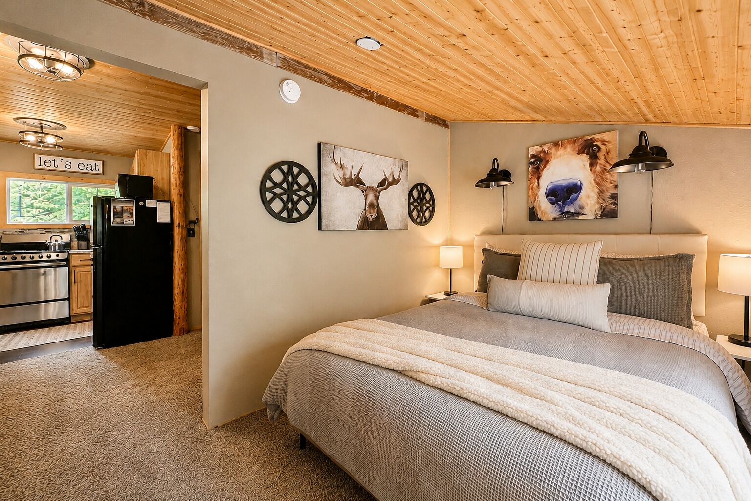 Cabin, 1 phòng ngủ | 1 phòng ngủ, bàn ủi/dụng cụ ủi quần áo 