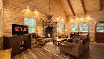 Cabin, 2 Bedrooms | Living area