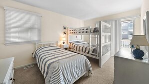 3 bedrooms, iron/ironing board, WiFi, bed sheets - Fri-Fri available! South End Gem! 1 Block to Beach, Walk to Shops & Playground. (Ocean City)