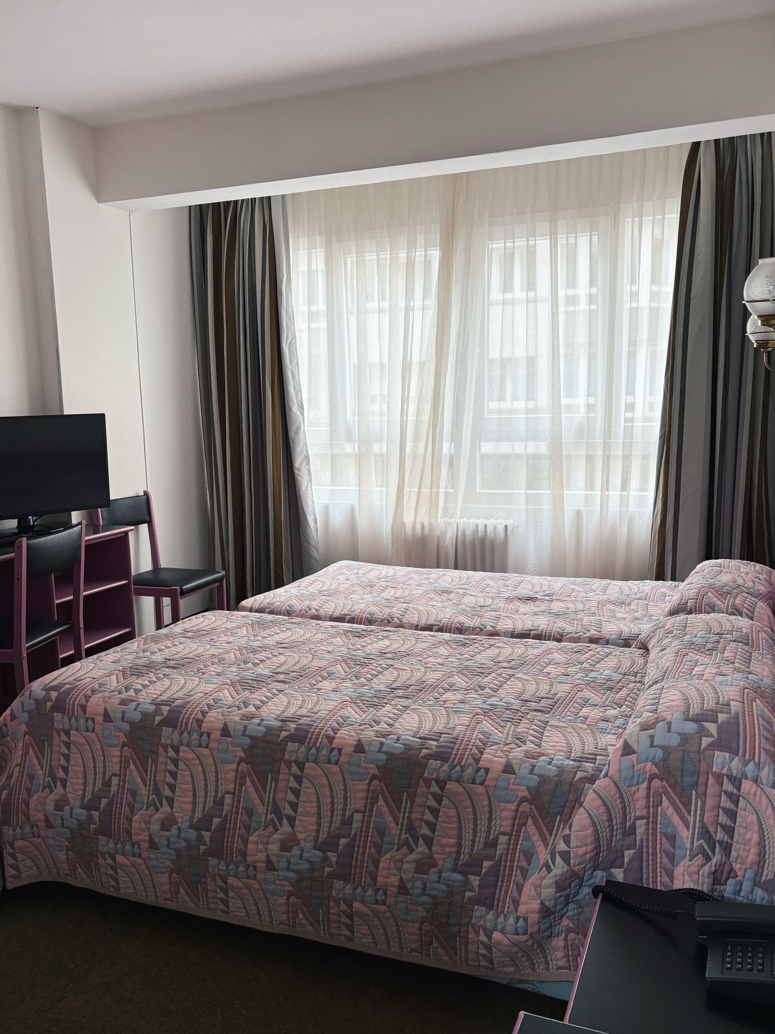 2 single beds | desk, free wifi, bed sheets