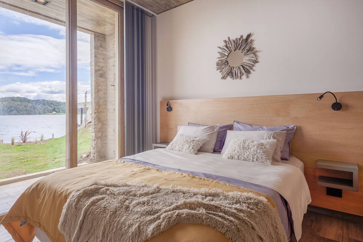 Design Apartment ( Agua 1) | 1 phòng ngủ, chăn bông, két bảo mật tại phòng, bàn