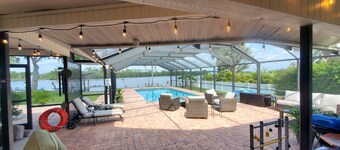 Fun Relaxing Riverfront Destination Home With Activities                  
