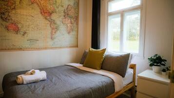 2 habitaciones, wifi y ropa de cama