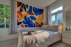 2 makuuhuonetta, ilmainen Wi-Fi, vuodevaatteet