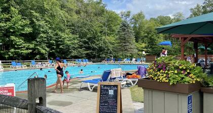 Wooded Retreat in Poconos Mountain Resort w/ Firepit and Kayaks!