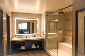 Luxury Room | Bathroom | Shower, hair dryer, towels, soap - The Hotel at Black Oak Casino Resort (Tuolumne)