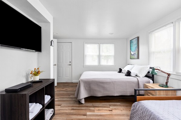 2 chambres, accès au Wi-Fi (inclus), literie fournie