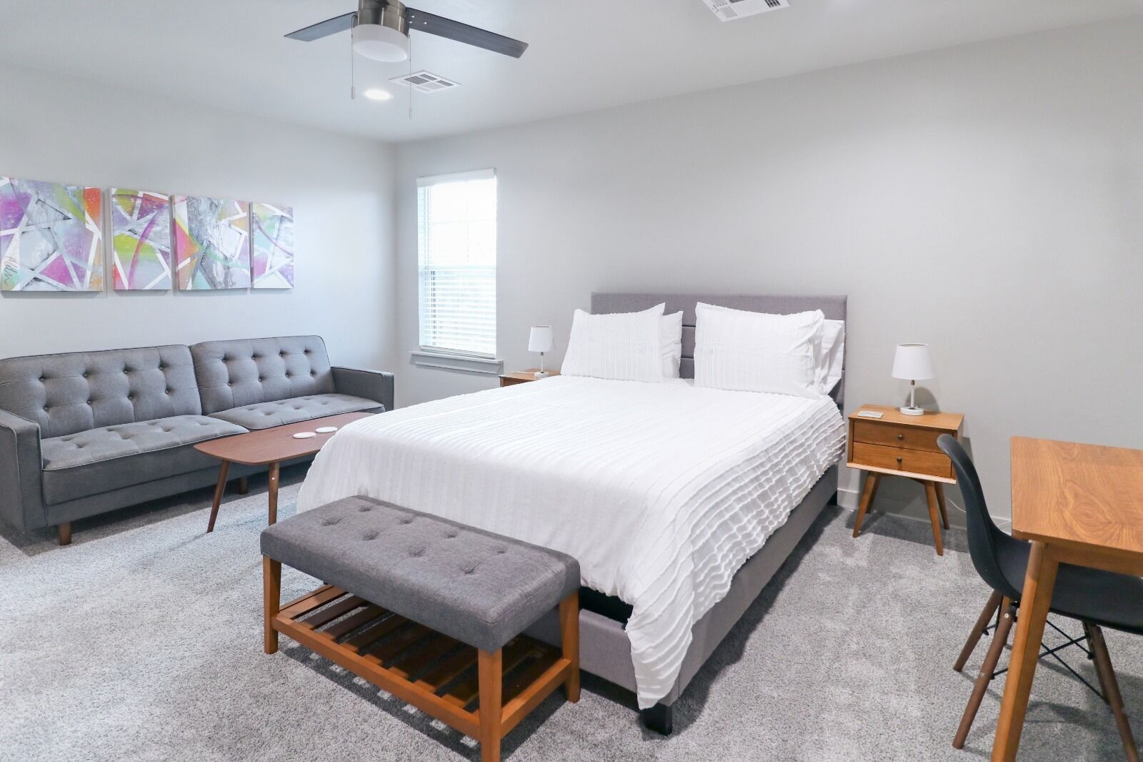 2 chambres, fer et planche à repasser, Wi-Fi gratuit