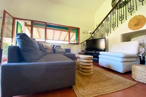 Télévision, cheminée